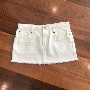 Free People denim skirt